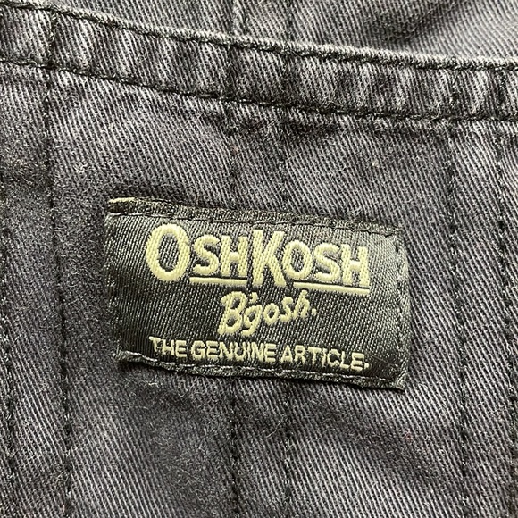 OshKosh - Fleece lined navy overalls 18m - Picture 5 of 6